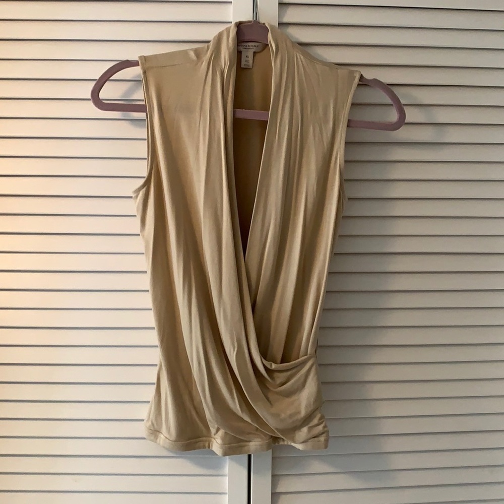Banana republic Threadsoft wrap sleeveless top